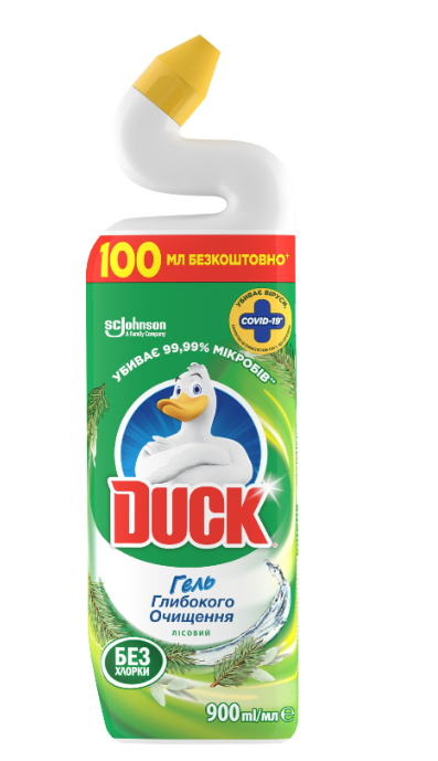 Засіб для чищення унітаза DUCK 5 в 1 Лісовий 0,9 л